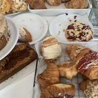 vegan pastries   at Massolit Books & Café in Krakow