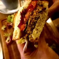 Vegan BLT at La Birou Bistro in Brasov