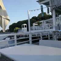 Schönes Ambiente auf dem Steg at Seebar in Kiel