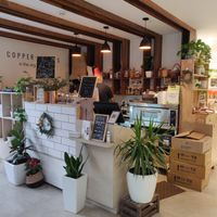 View of the billing counter. They also have daily specials  at Copper + Cloves @ Organic World in Bangalore
