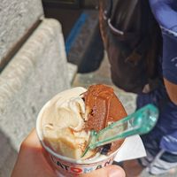 Hazelnut and chocolate at Gelatomania in Taormina