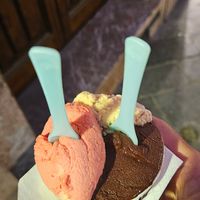  at Gelatomania in Taormina