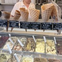 All cones are vegan!  at Gelateria il Masgalano in Siena