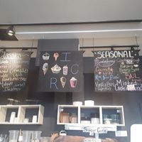 Menu at Ice Cream Renaissance in Vancouver