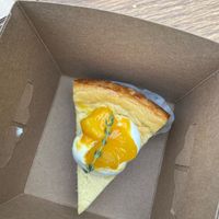 Mango cheesecake–  at Tsuchi Cafe in Toronto