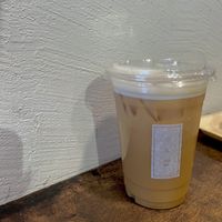 Iced miso caramel macchiato  at Tsuchi Cafe in Toronto