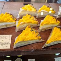 Miso Caramel Kabocha Cheesecake at Tsuchi Cafe in Toronto