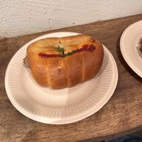 Sausage roll  at Tsuchi Cafe in Toronto