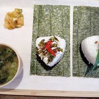 Onigiri at Tsuchi Cafe in Toronto