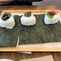 Onigiri at Tsuchi Cafe in Toronto