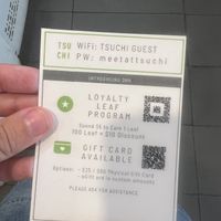 WiFi (you’re welcome)  at Tsuchi Cafe in Toronto