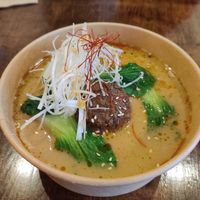 Tan tan ramen at Tsuchi Cafe in Toronto