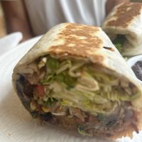 Burrito (vegan)  at El Pueblito Mexican in Bracebridge