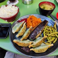 Gyozas at The Bridge in Zurich