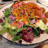 Vegan Deluxe Plate at The Bridge in Zurich