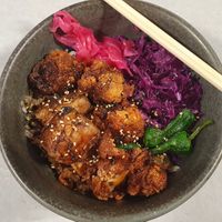 Vegan Karaage Don at MARU in Zurich