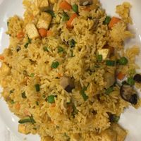 Vegan Tofu & Veggie Fried Rice  #Veganuary at Delicious Pho in Chicago