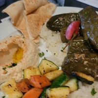 Yum! Grape Leaf Entree at Flames Mediterranean Bar & Grille in Melbourne