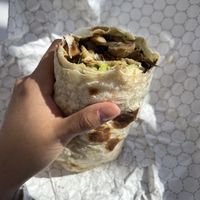mushroom burrito (huge)  at The Taco Stand in Encinitas