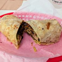 Mushroom burrito. at The Taco Stand in Encinitas