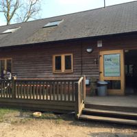 lots of seating outdoors at Cafe in the Park in Rickmansworth