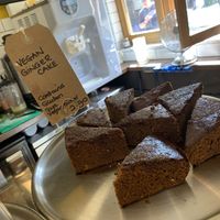 Vegan ginger at Cafe in the Park in Rickmansworth