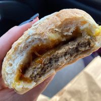 The new beyond meat burger sandwich was actually very good! at Starbucks in Belvedere