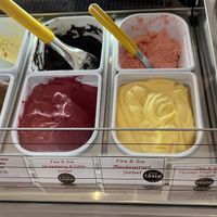 Vegan selection   at Fire & Ice in Narberth