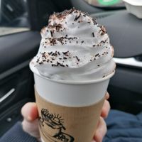 Orange hot chocolate at Iced on the Quay in Hayle