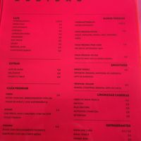 Soft Drinks menu  at Machimbombo in Lisbon
