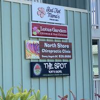 Signage at The Spot in Princeville