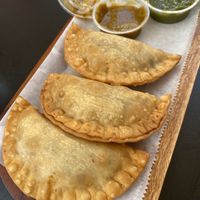 Vegan empanadas  at Franchesca's Empanadas Cafe in Baltimore