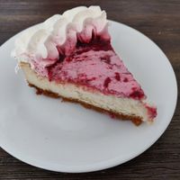 Raspberry cheesecake at Timeless Coffee - Webster in Oakland