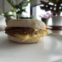 Breakfast sandwich   at Timeless Coffee - Webster in Oakland