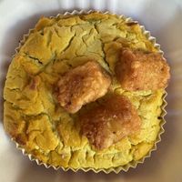 Onion potato frittata - excellent #Veganuary at Timeless Coffee - Webster in Oakland