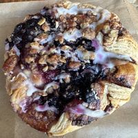 Blueberry danish #Veganuary at Timeless Coffee - Webster in Oakland