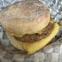 Breakfast Sammie  #Veganuary at Timeless Coffee - Webster in Oakland