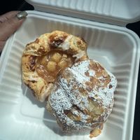 Apple danish & almond croissant   at Timeless Coffee - Webster in Oakland
