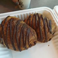 chocolate croissants at Timeless Coffee - Webster in Oakland