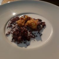Black rice pudding at Bali bar&restaurant in Rome