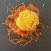 Mozzarella in carrozza at Vegan Domus Mea in Vicenza