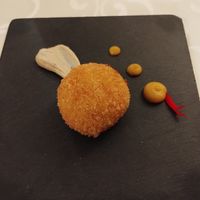 Supplì alla zucca at Vegan Domus Mea in Vicenza