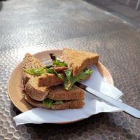 BLT on toasted wholemeal bread at The Granary Arts Cafe in Nantwich