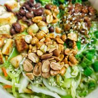 After pouring in the tea at Living Wholesome 生活天然健康素食 - Fortune Centre in Central Singapore