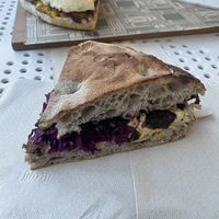 Hummus  at Mamm Ciclofocacceria in Udine