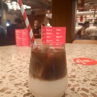 Coconut iced coffee at Banh Vi in Manchester