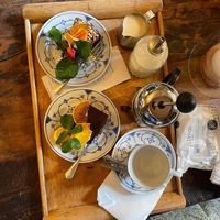 Snickers and Chocolate cake at Hattesgaard in Romo