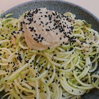 Spiralized courgette at Ic-Centru in Gharb