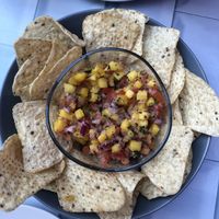 ceviche de mango  at O Mexilón in Ourense