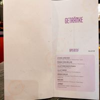 Menu page at SVAAdish at SVAAdish in Hamburg